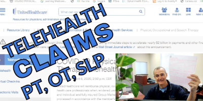 How To Create A Telehealth Claim For Physical Therapy, OT or SLP United Healthcare