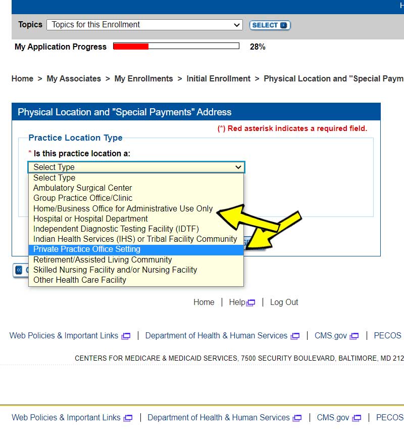 14-f--Physical-Location-and-Special-Payments