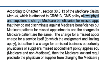 Cancellation No Show Policy Medicare