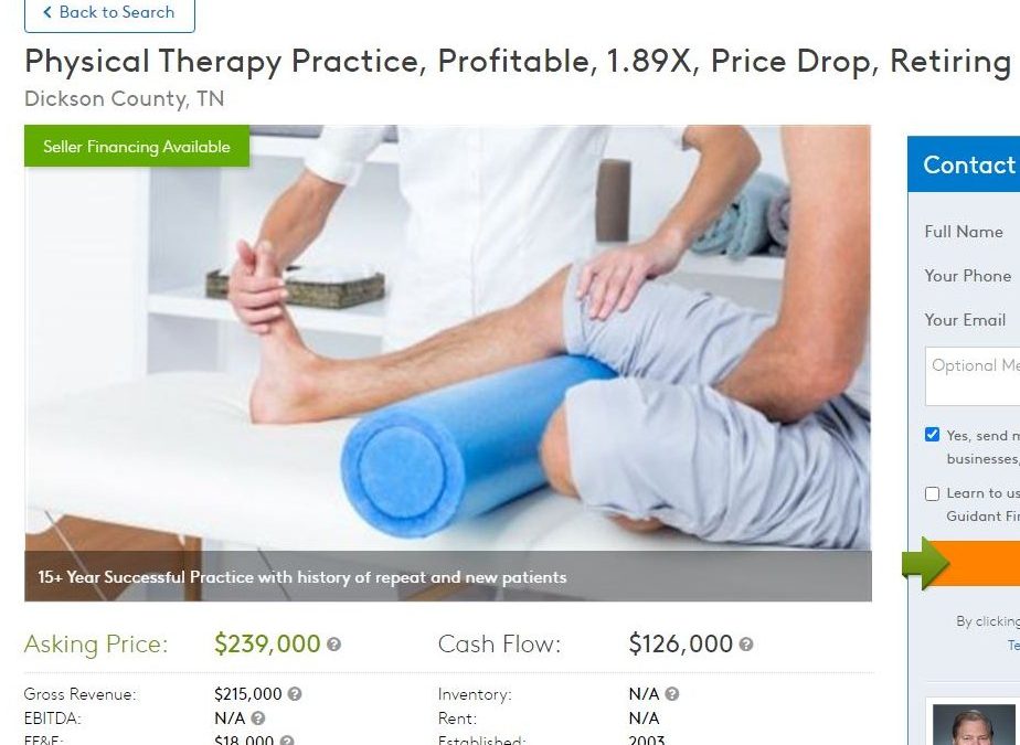 Buying a Physical Therapy Practice vs Starting One