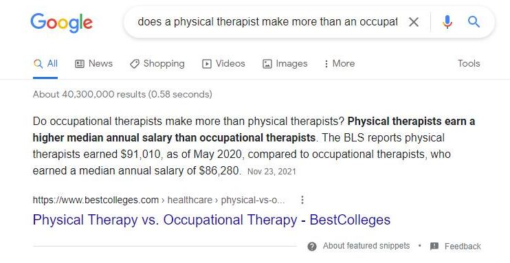 Physical Therapist vs Occupational Therapist Who Earns More