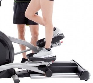 elliptical foot plate position