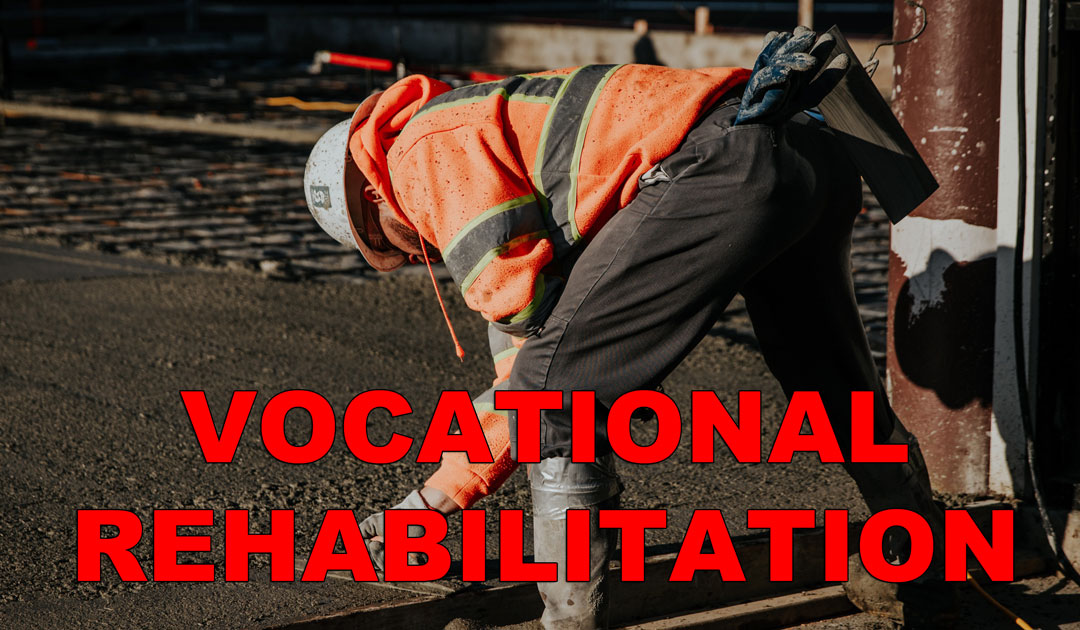 Man performing masonry work Vocational Rehabilitation and Physical Therapy